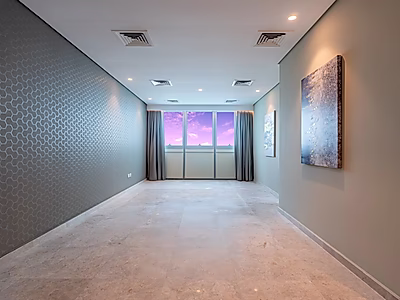 فرصه استثمارية في ابراج لاجونا غرفه وصاله اطلاله بحر