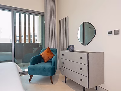 شقة مفروشة غرفتين وصالة + غرفة خادمة | الوعب