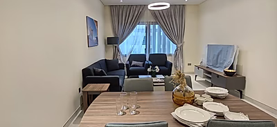 شقة مفروشة غرفتين وصالة + غرفة خادمة | الوعب