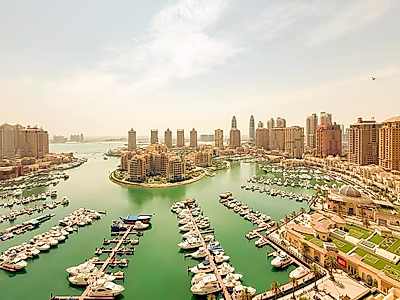 Elegant 3-Bedroom Apartment with Maid’s Room & Stunning Marina View | Porto Arabia, The Pearl-Qatar