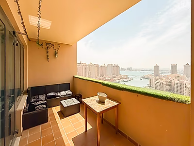 Elegant 3-Bedroom Apartment with Maid’s Room & Stunning Marina View | Porto Arabia, The Pearl-Qatar