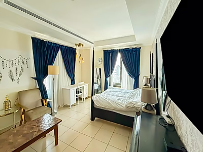 Elegant 3-Bedroom Apartment with Maid’s Room & Stunning Marina View | Porto Arabia, The Pearl-Qatar