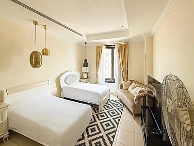 Elegant 3-Bedroom Apartment with Maid’s Room & Stunning Marina View | Porto Arabia, The Pearl-Qatar