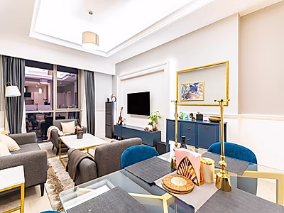 راحة معيشية حديثة في قلب السد – شقة غرفة وصالة في برج بن الشيخ