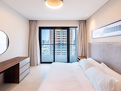 شقة فاخرة مفروشة بالكامل بغرفة نوم واحدة للإيجار في لوسيل مارينا