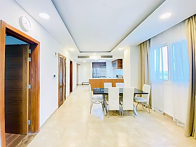 شقة واسعة بغرفة نوم واحدة | شرفتان | مؤجرة | سند ملكية