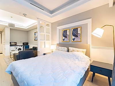 اكتشف الأناقة الحضرية في برج بن الشيخ – وحدة استوديو