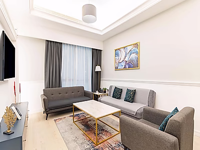 الأناقة والراحة: شقة بغرفة نوم واحدة في برج بن الشيخ