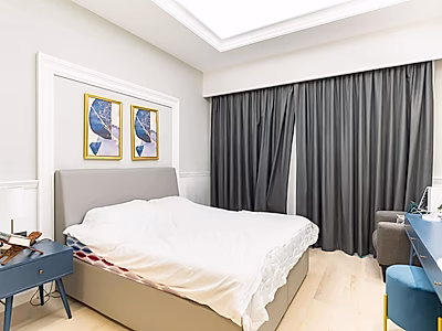 الأناقة والراحة: شقة بغرفة نوم واحدة في برج بن الشيخ