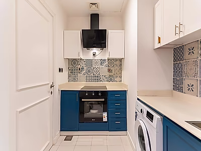 الأناقة والراحة: شقة بغرفة نوم واحدة في برج بن الشيخ