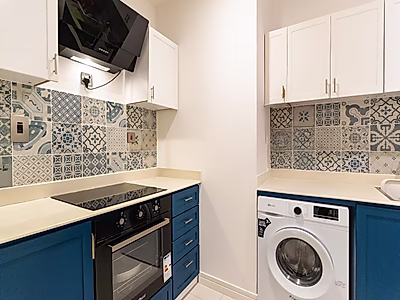 الأناقة والراحة: شقة بغرفة نوم واحدة في برج بن الشيخ