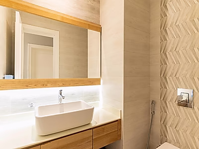 الأناقة والراحة: شقة بغرفة نوم واحدة في برج بن الشيخ