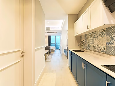 الراحة العصرية في قلب السد: شقة بغرفة نوم واحدة في برج بن الشيخ