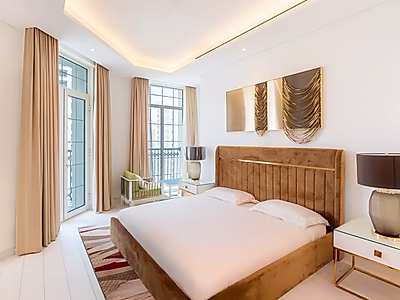 الفواتير مشمولة! | شقة مفروشة بغرفتي نوم | ذا بيرل