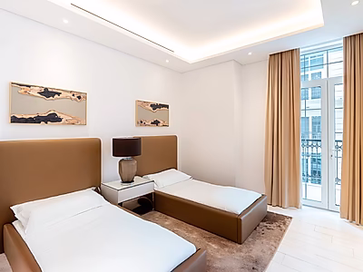 الفواتير مشمولة! | شقة مفروشة بغرفتي نوم | ذا بيرل