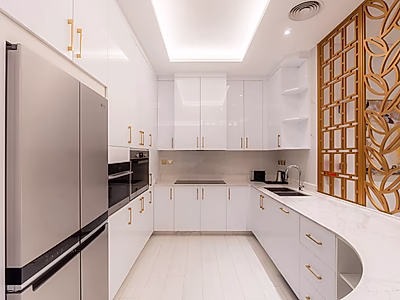 الفواتير مشمولة! | شقة مفروشة بغرفتي نوم | ذا بيرل