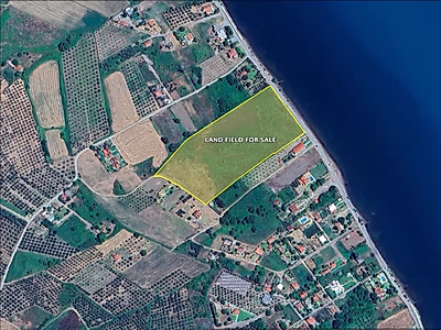 Prime Beachfront Land in Kamena Vourla | Ideal for Luxury Resort or Hotel