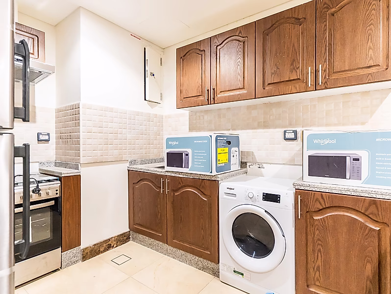 شقة مفروشة بغرفة نوم واحدة | مع حديقة خلفية | لوسيل - Photo 5