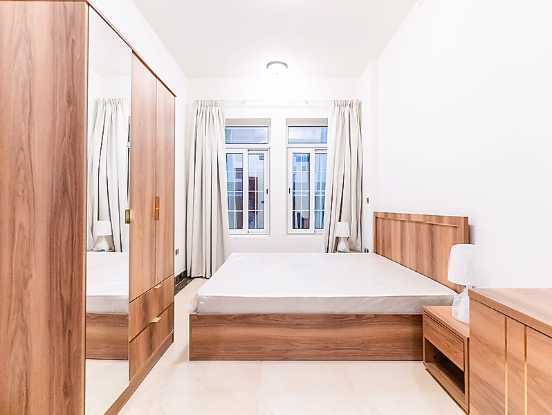 شقة مفروشة بغرفة نوم واحدة | مع حديقة خلفية | لوسيل - Photo 9