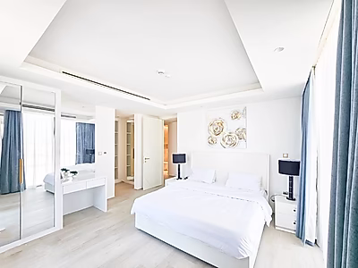 إطلالة بحرية | شقة مفروشة من غرفتين نوم | لوسيل