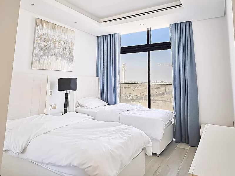 إطلالة بحرية | شقة مفروشة من غرفتين نوم | لوسيل - Photo 11