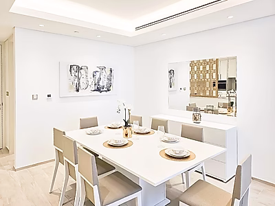 إطلالة بحرية | شقة مفروشة من غرفتين نوم | لوسيل