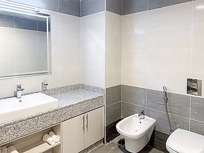 أفضل موقع | شقة مفروشة 1 غرفة نوم | بالقرب من فيندوم مول