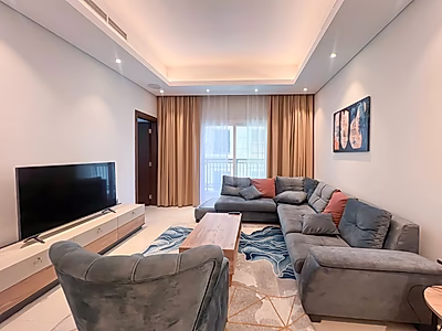 شقة مكونة من غرفتي نوم مؤثثة بالكامل في قرية جياردينو.