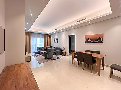 شقة مكونة من غرفتي نوم مؤثثة بالكامل في قرية جياردينو.