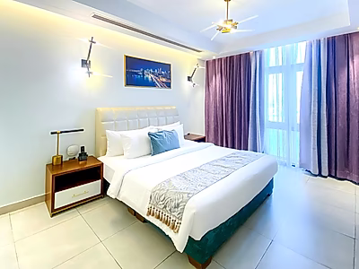 وصول إلى الشاطئ | شقة مفروشة 1 غرفة نوم | شاملة جميع الخدمات