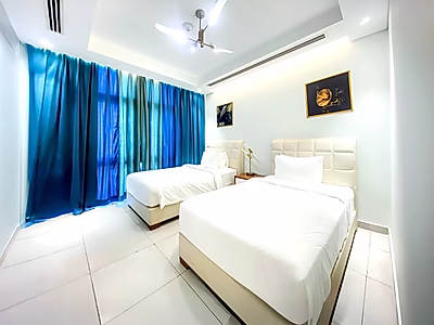 وصول إلى الشاطئ | شقة مفروشة غرفتين + غرفة تخزين | شامل كل شيء