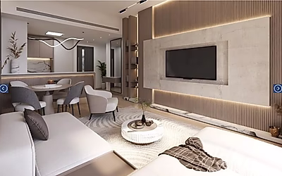 شقة غرفتين مع اطلالة ساحرة على مقربة من جزيرة قطيفان