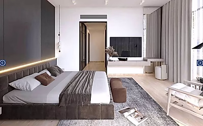 شقة غرفتين مع اطلالة ساحرة على مقربة من جزيرة قطيفان