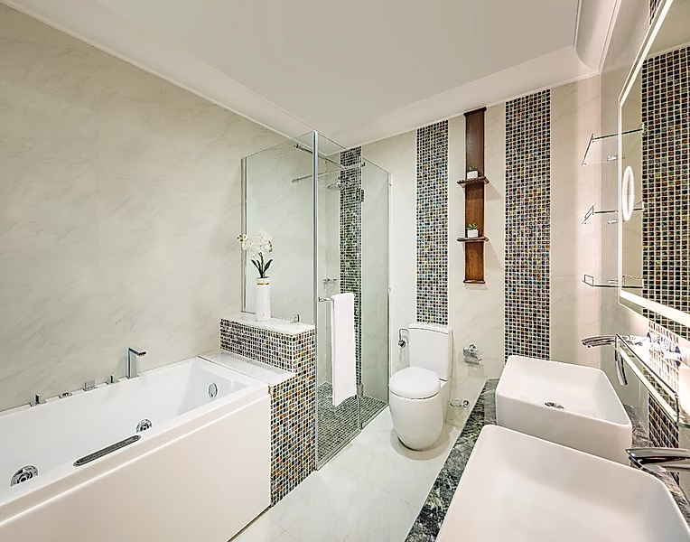 شقة فندقية مفروشة مكونة من 4 غرف نوم + غرفة خادمة للإيجار | ويست باي - Photo 8