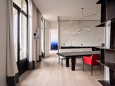 Paris Skyline from a Timeless Art Deco Residence | 16th Arrondissement